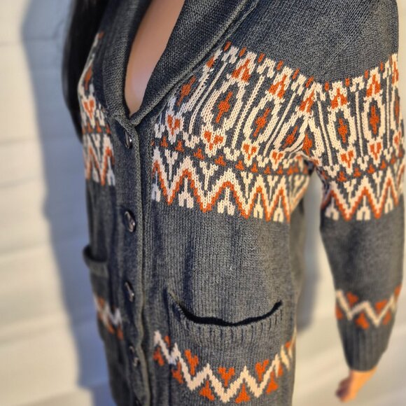 DOCKERS stylish Long sweater, button front, large pockets, Large NWT - Picture 5 of 16